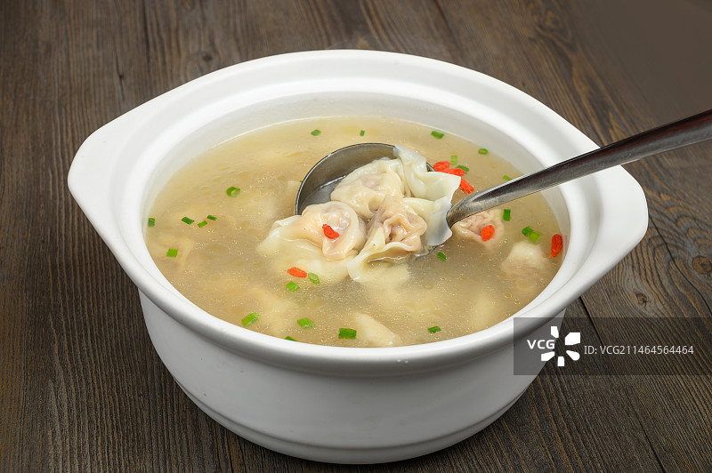 中餐美食-清汤馄饨图片素材