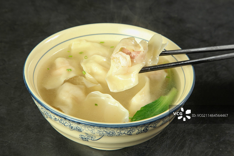 中餐美食-清汤馄饨图片素材