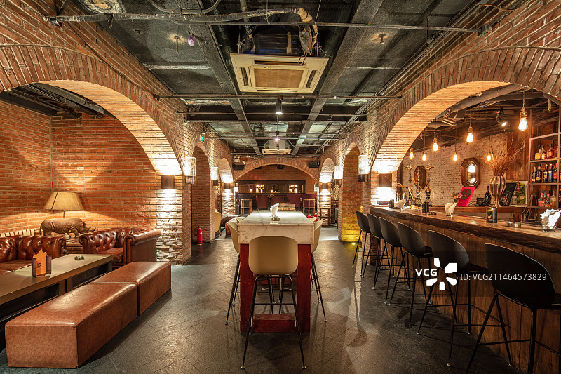 豪华酒店中餐餐厅室内环境装饰图片素材