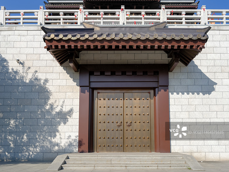 传统中式古典大门图片素材