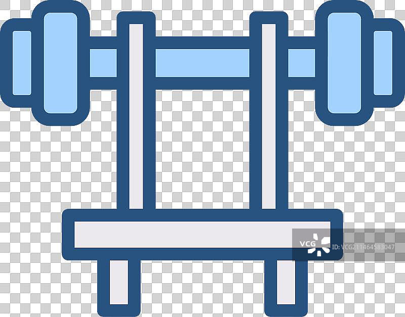 卧推锻炼图标图片素材