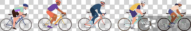 自行车比赛巡回赛和体育锦标赛图片素材