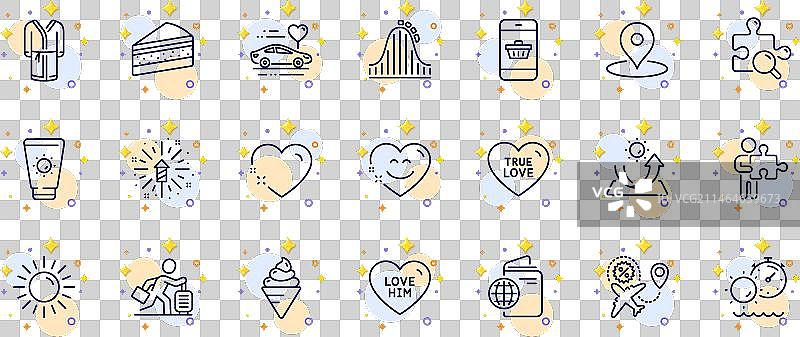 爱心烟花爆炸与图钉轮廓素材图片素材