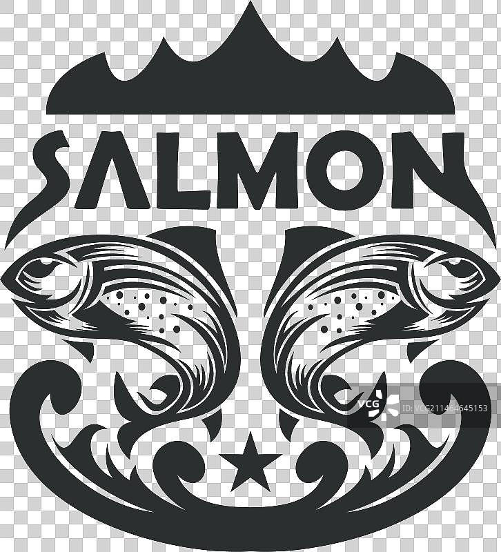 大马哈鱼图片素材