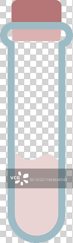 带塞子和液体的实验室试管图片素材