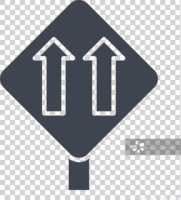 单行道交通路标图标图片素材