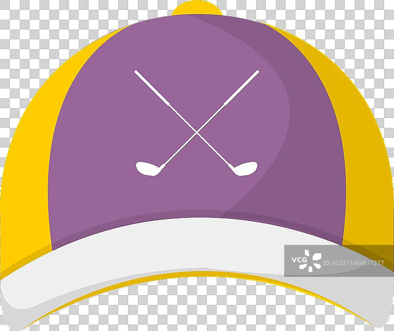 高尔夫球运动帽图片素材