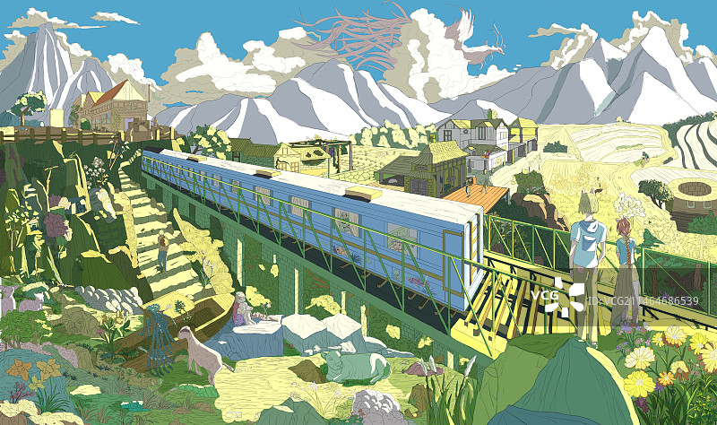 游人间图片素材