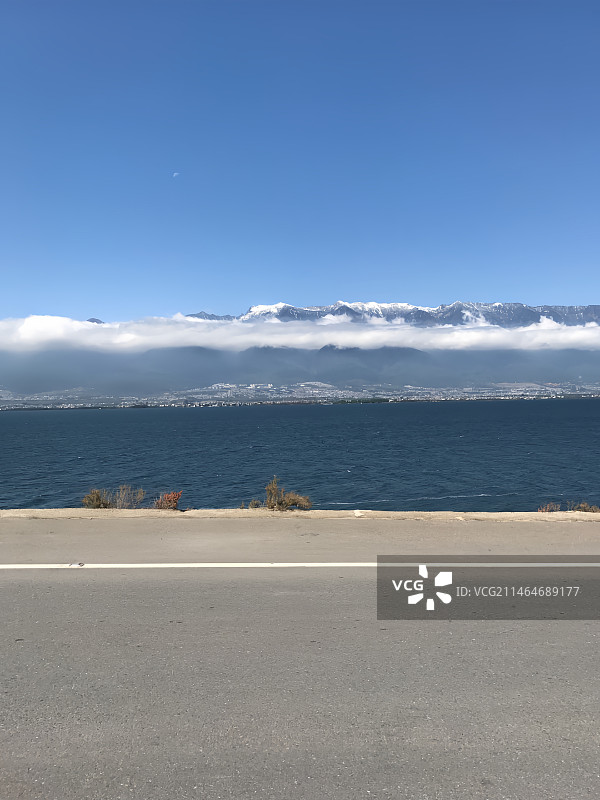 苍山洱海图片素材