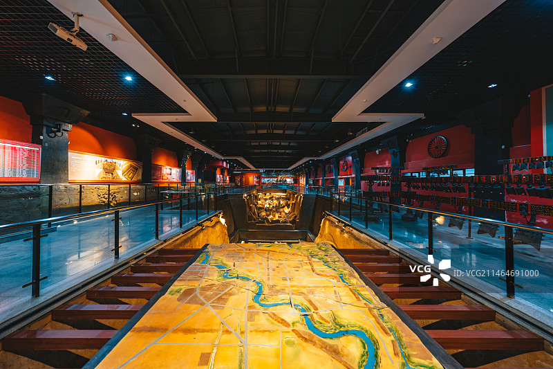 国宝单位，河南省郑州市新郑市——郑国车马坑遗址博物馆（郑公中字型大墓）图片素材