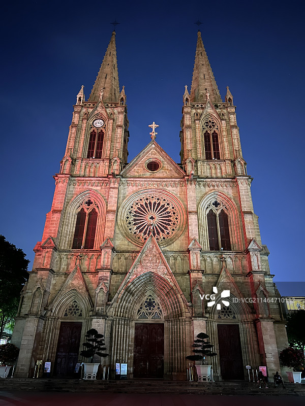 广州圣心大教堂图片素材