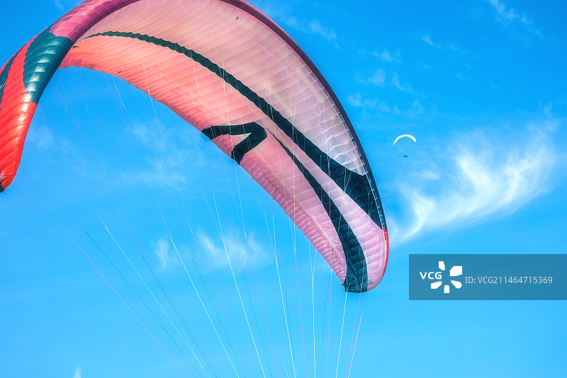 安基山国际滑翔伞大赛图片素材