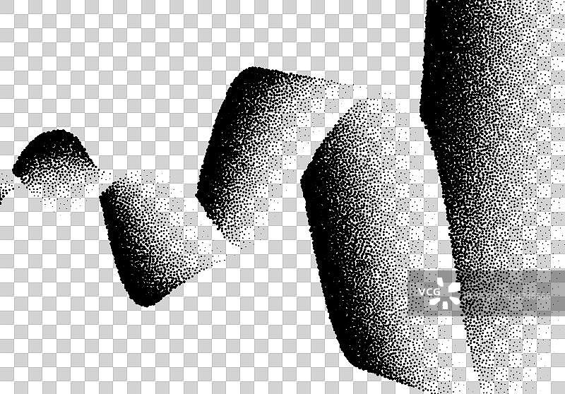 带有散射点波浪的抽象背景图片素材