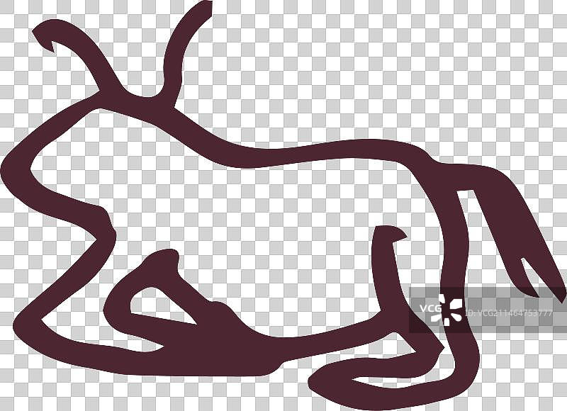 埃及传统动物符号图片素材