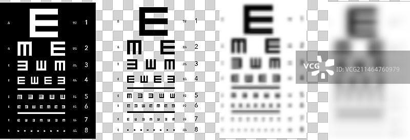 E字视力表图片素材
