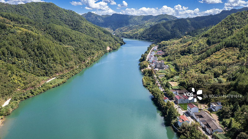 浙江云和瓯江风光图片素材