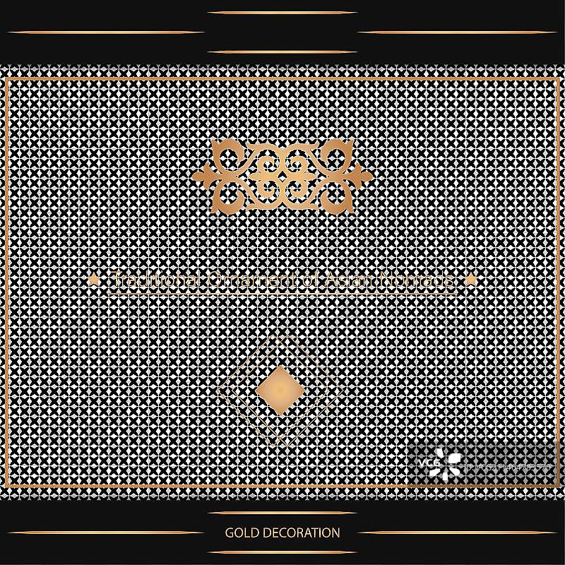 亚洲装饰元素图案图片素材