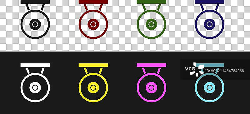 锣、圆形打击乐器的集合图片素材