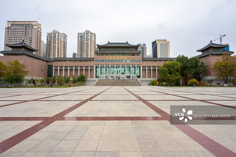 中国青海省西宁市青海省博物馆图片素材