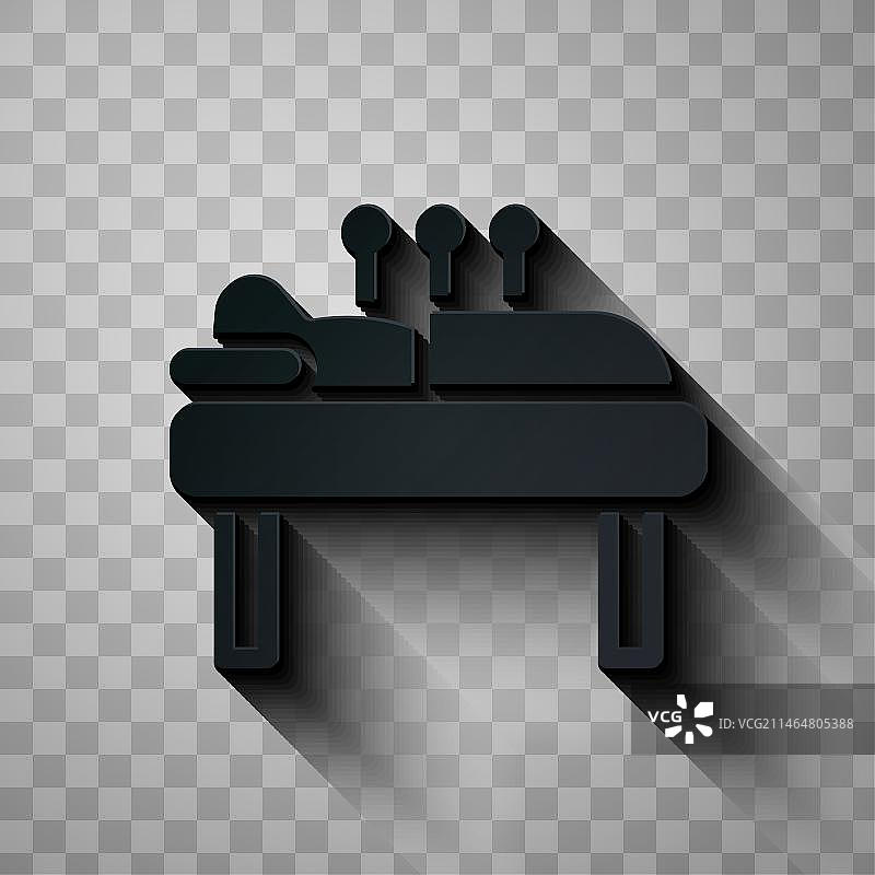 纸雕针灸疗法图标图片素材