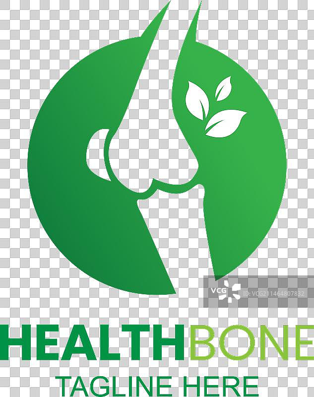 骨骼健康Logo设计模板图片素材