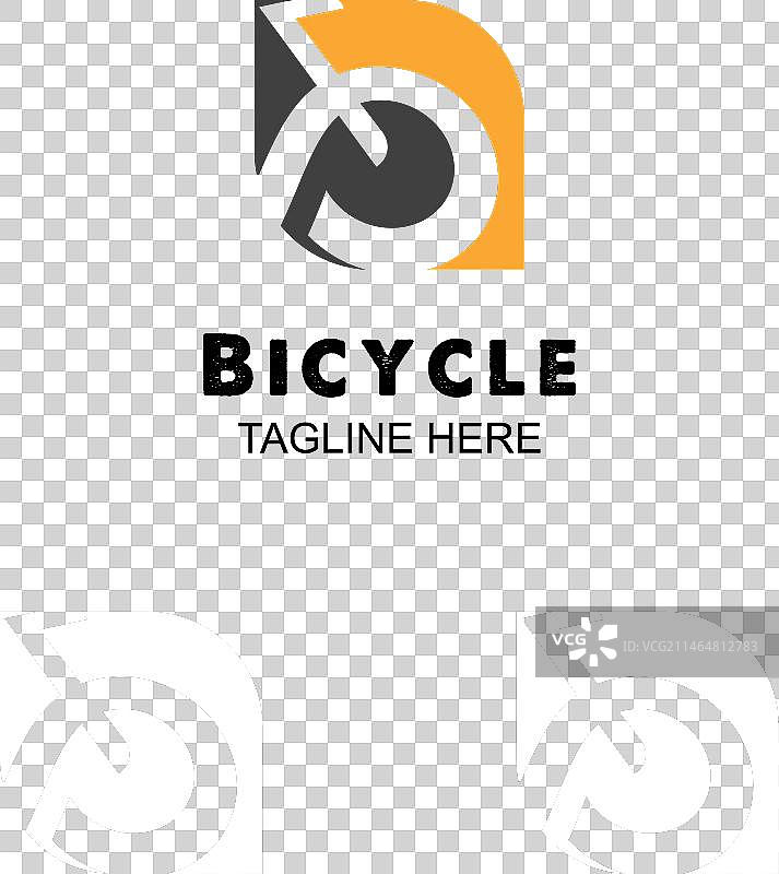 自行车logo设计模板图片素材