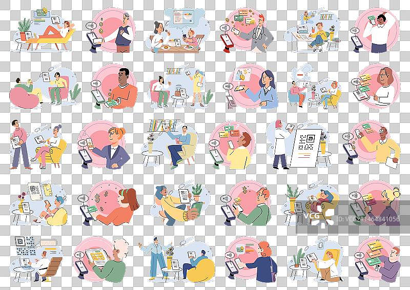 无现金支付有助于减少图片素材