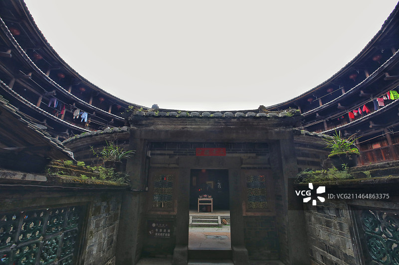 福建云水谣古镇土楼图片素材