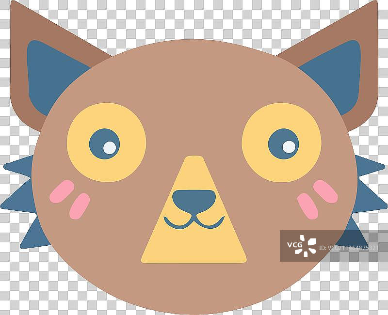 环尾狐猴头像免抠元素图片素材