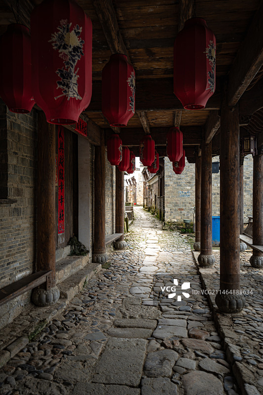 水乡古镇风光，江西景德镇浮梁东埠码头图片素材