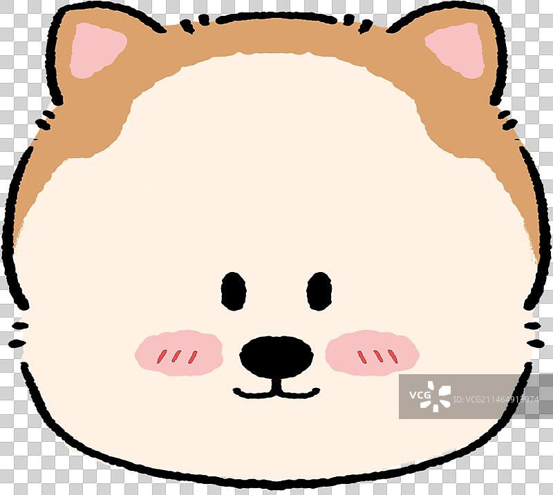 小猫卡通头像图片素材