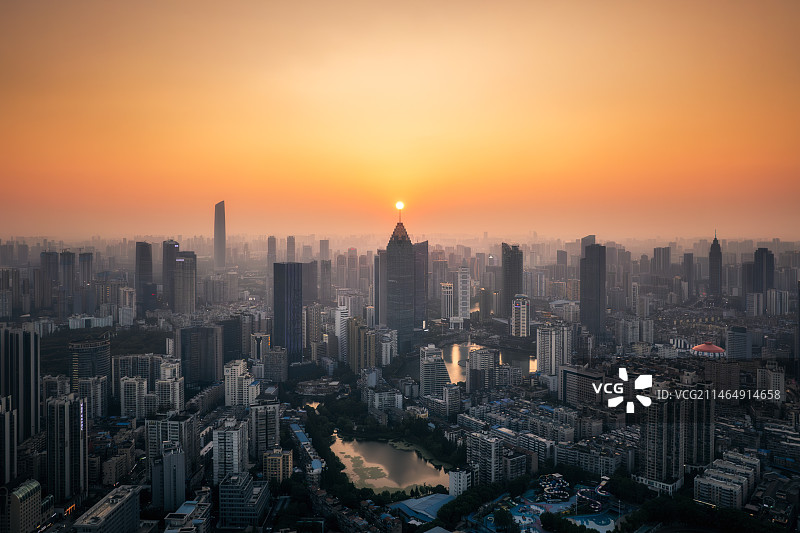 武汉汉口建筑群图片素材