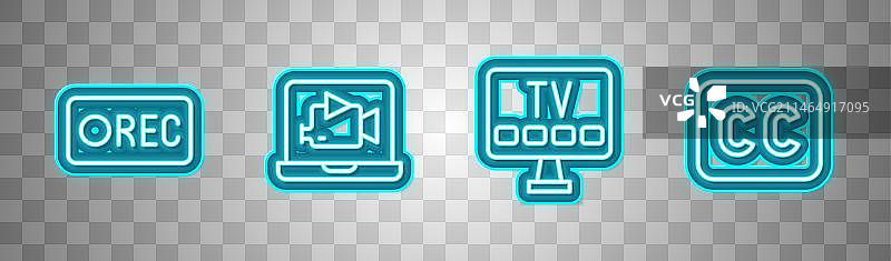 录制按钮在线播放视频智能标志图片素材