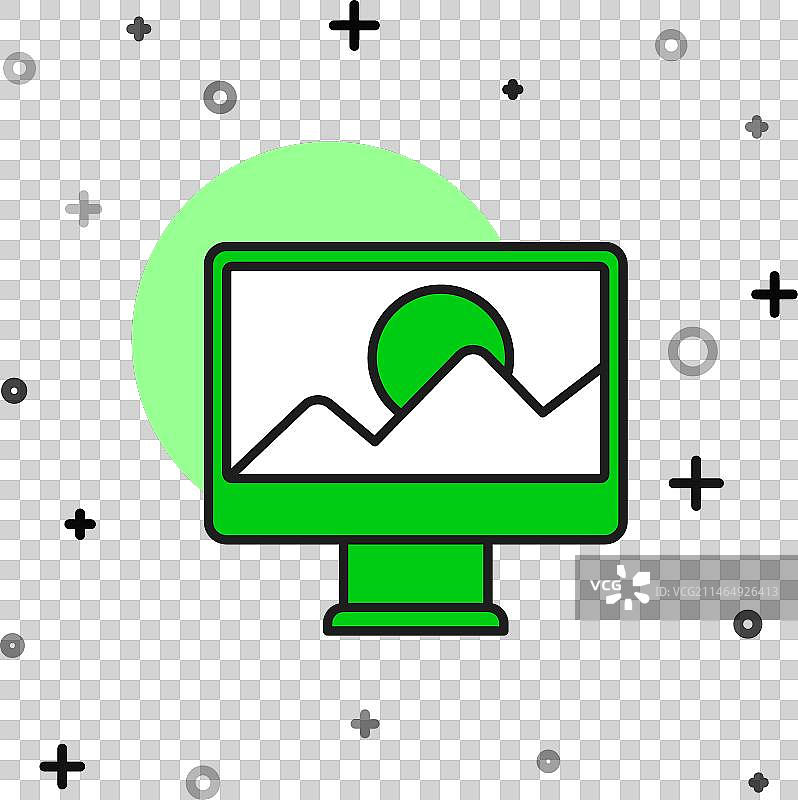 照片修饰轮廓图标图片素材