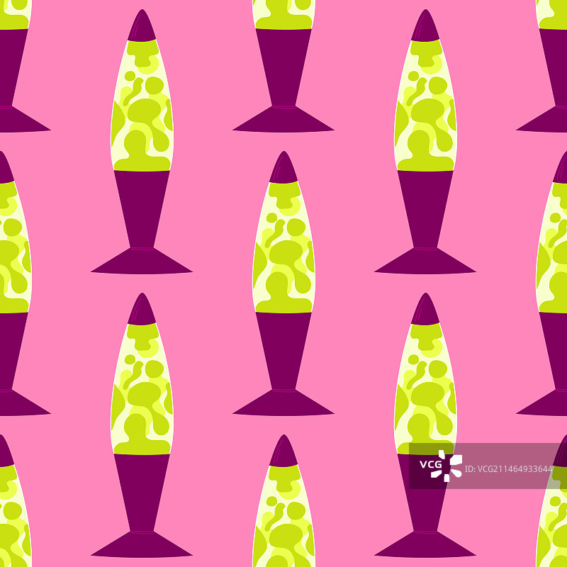 70年代复古熔岩灯无缝图案图片素材