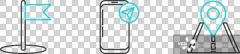 道路交通标志、旗帜与信息图表图片素材