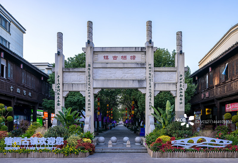 杭州塘栖古镇图片素材