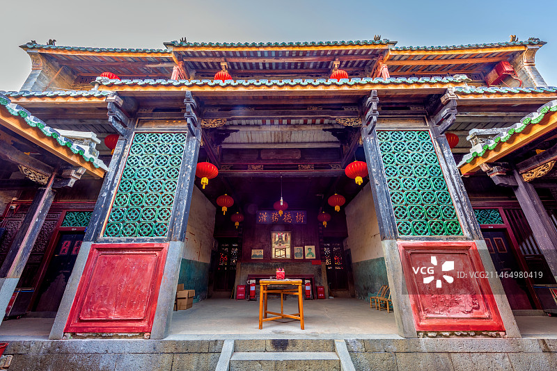 中国福建龙岩永定洪坑土楼群福裕楼图片素材