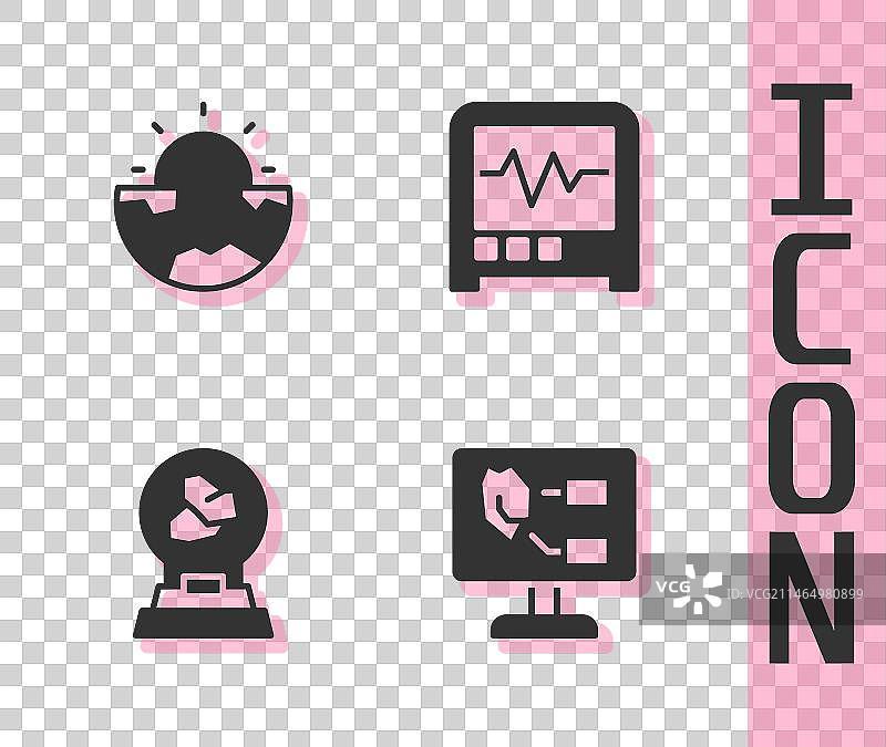 土壤分析地核地壳结构图片素材