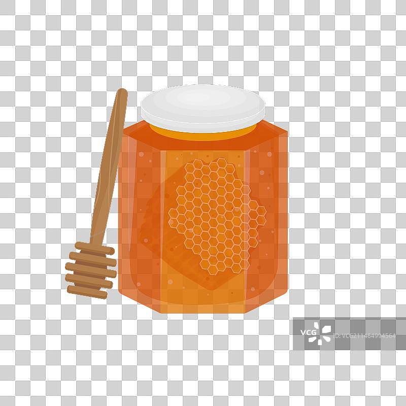 罐装天然蜂蜜图片素材