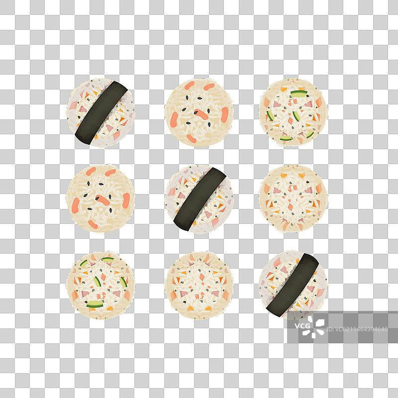 韩式饭团图片素材