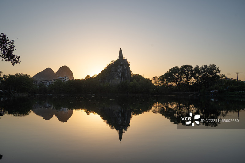 桂林塔山图片素材