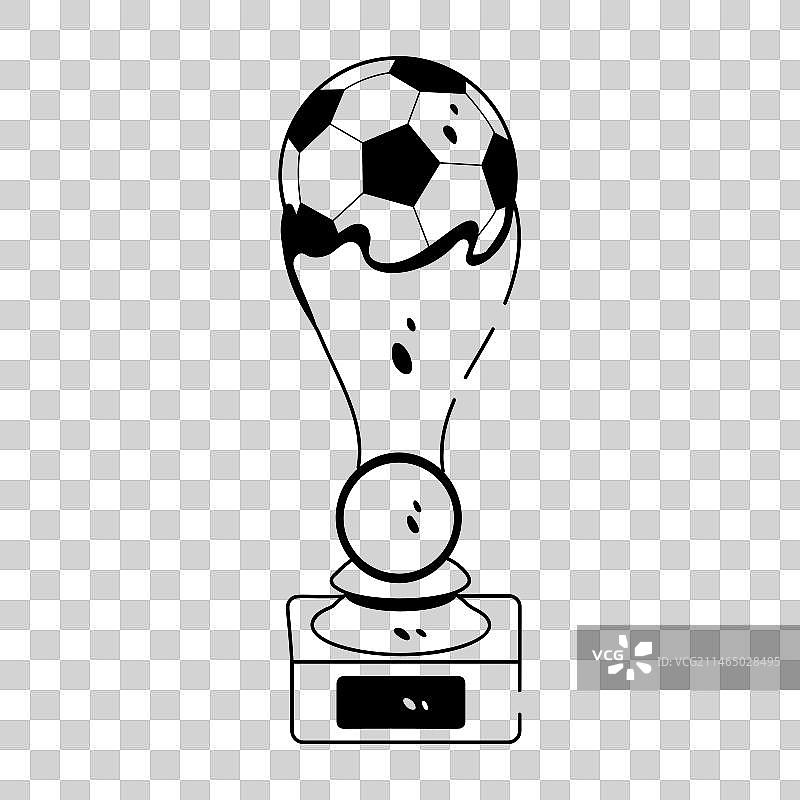 足球奖杯图片素材