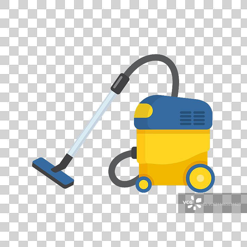 扁平风格的真空吸尘器图标图片素材