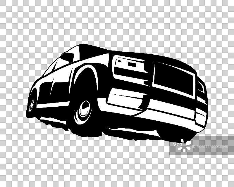 孤立的劳斯莱斯Ghost图片素材