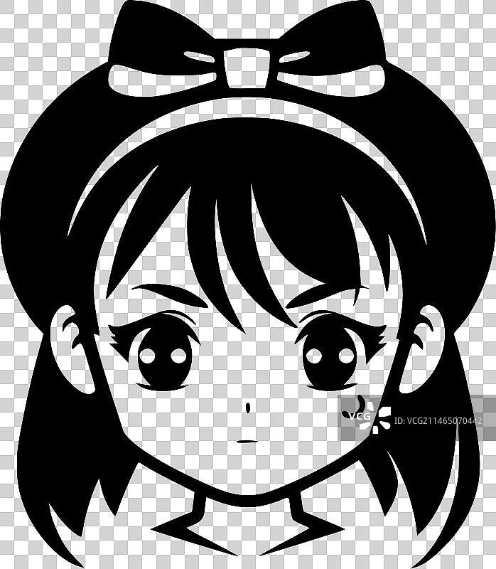 动漫 - 极简主义和简单的轮廓图片素材