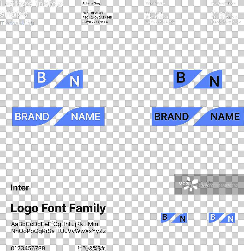 具有创意的2D IT咨询品牌模板图片素材