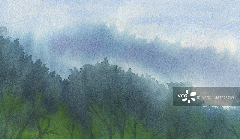 树木重叠图片素材