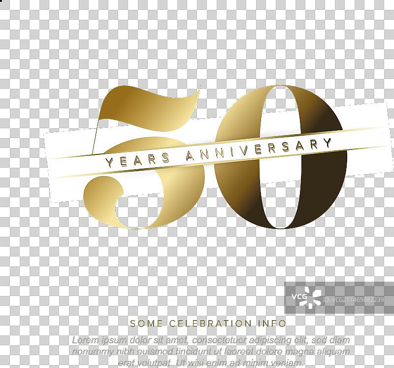 50周年纪念卡片模板图片素材