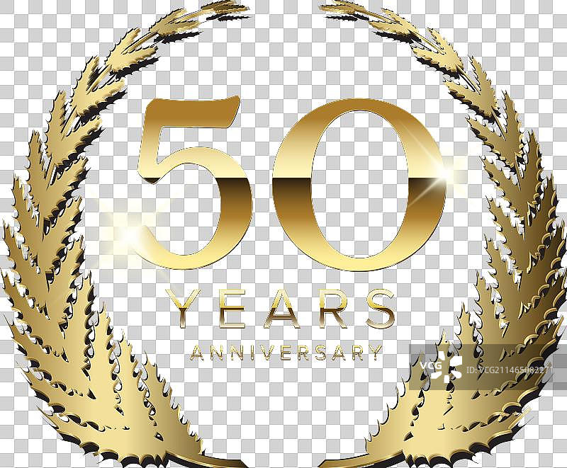 50周年纪念卡模板图片素材